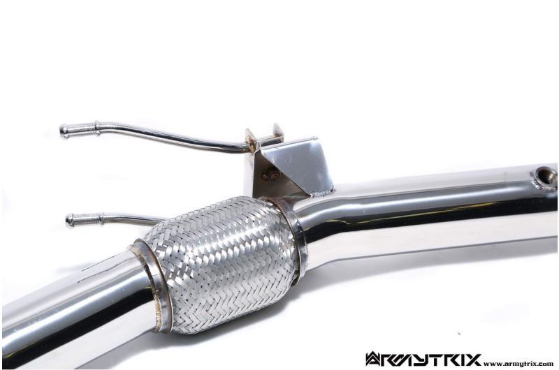 Armytrix Stainless Steel Valvetronic Cat Back Exhaust System Volkswagen Golf R MK6 08-13
