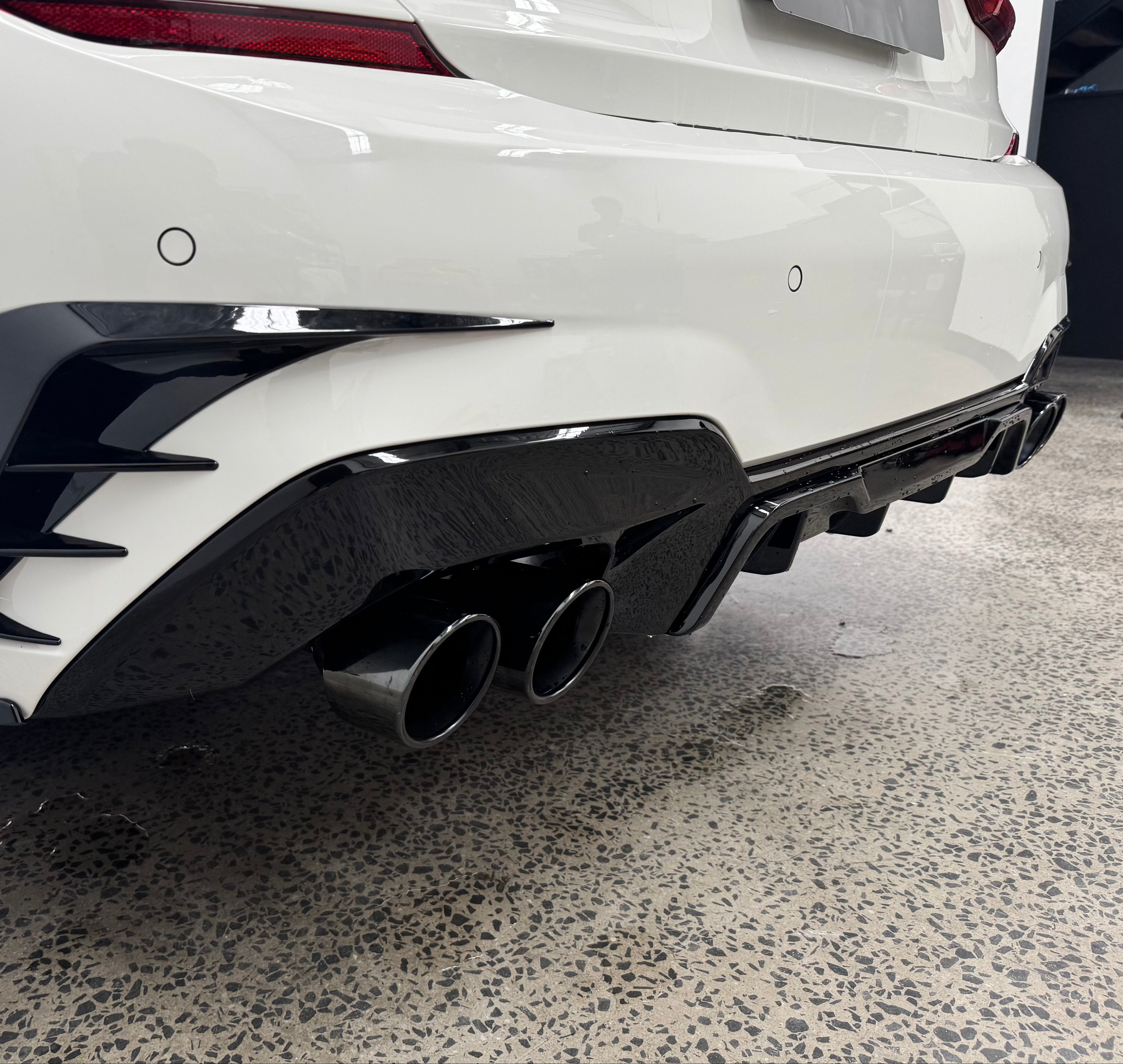 BMW 3 Series G20 Rear Diffuser V2 - Dual Exit (19-22)