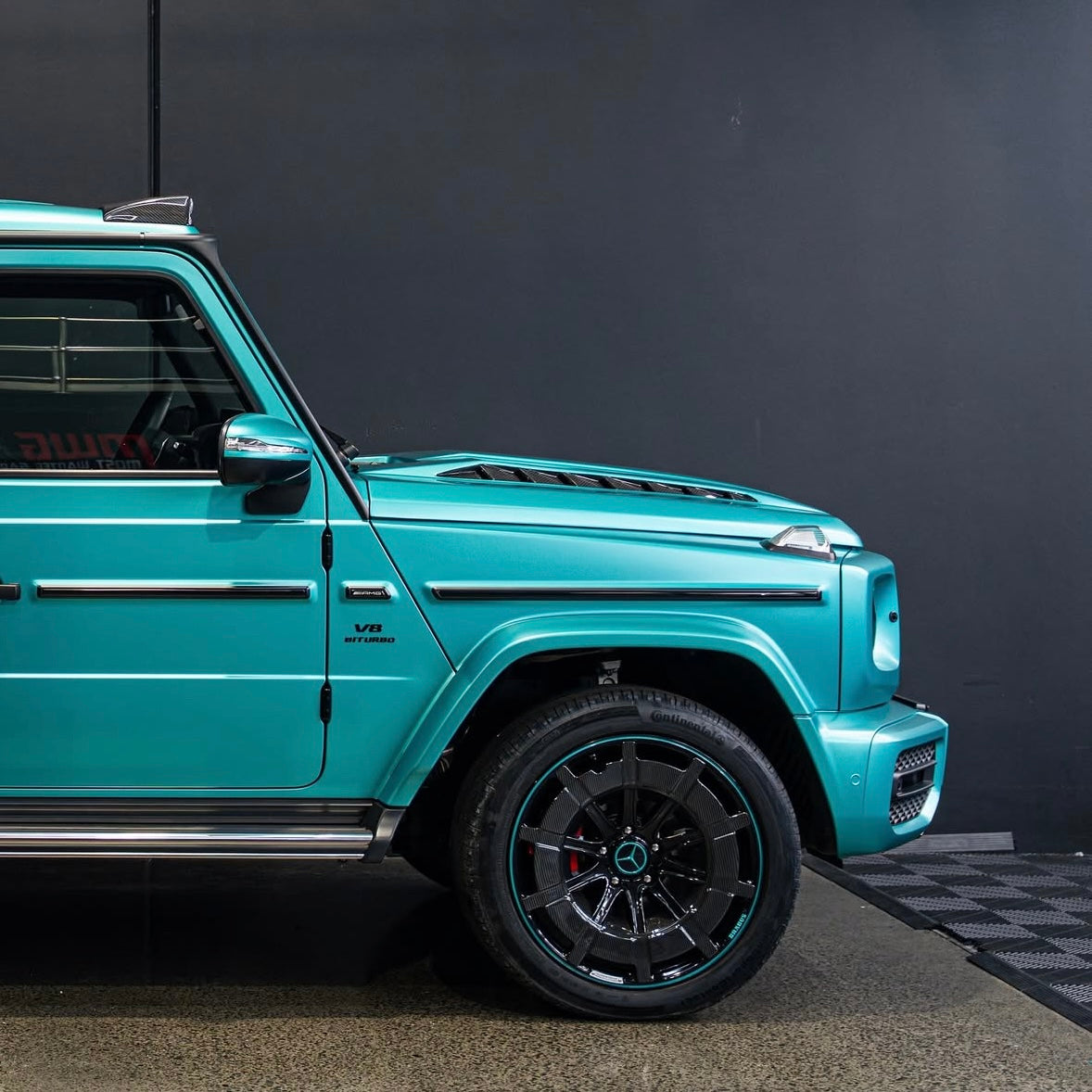 Vero Motorsport Mercedes Benz G Class BRABUS Style Roof Spoiler With Light (2019-2024) W464 Dry Carbon Fibre