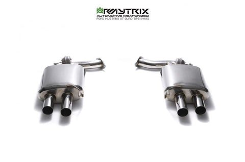 Armytrix Stainless Steel Valvetronic Cat Back Exhaust System Ford Mustang GT MK6 18+