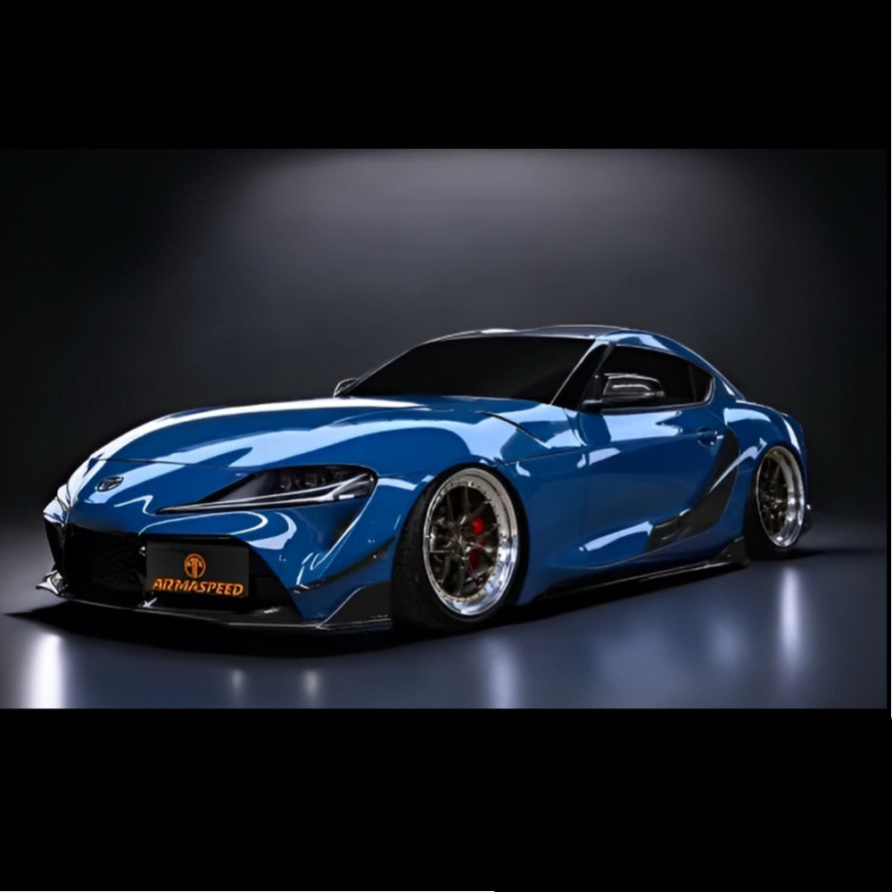 Armaspeed Toyota Supra A90 MK5 ARMASPEED Dry Carbon Fibre Side Skirts - Nine Motorsport