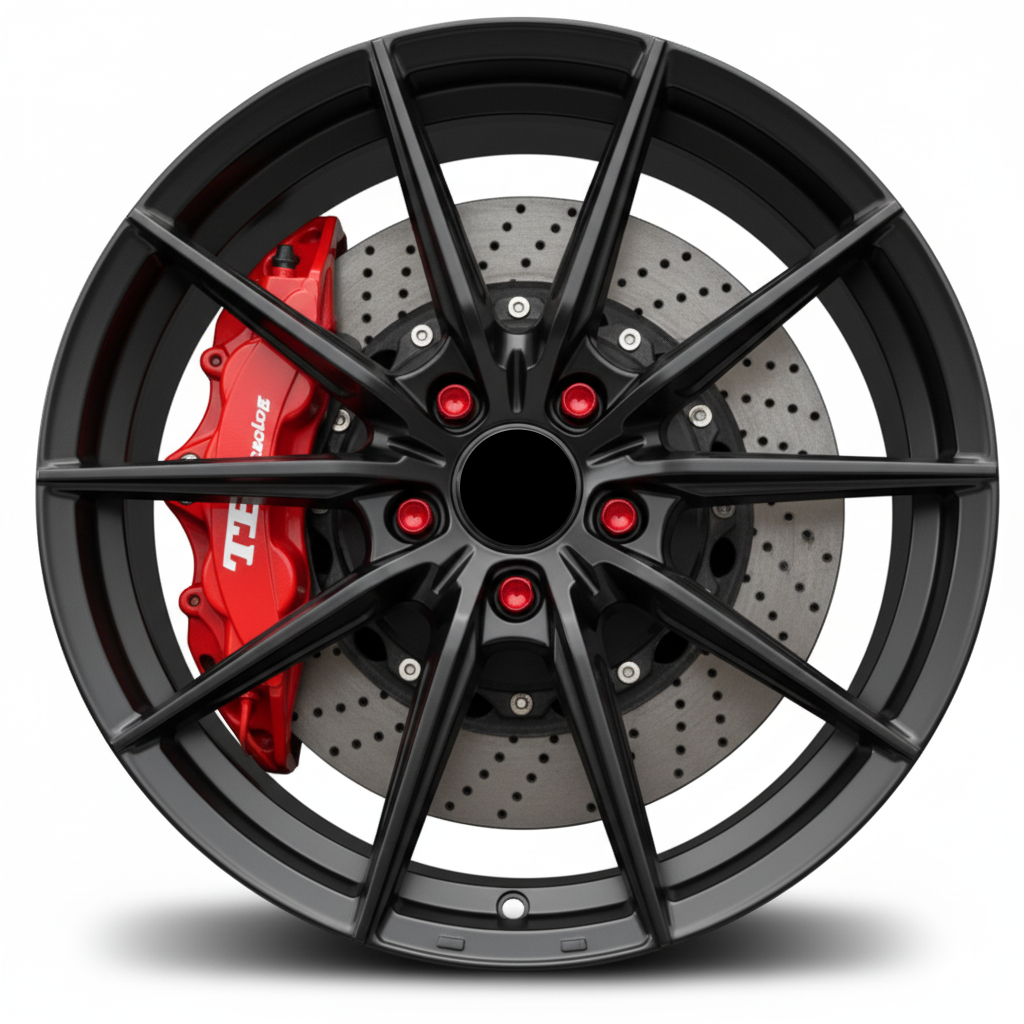 WWC 515 | 3-Spoke Performance Flow-Form Wheel – Black