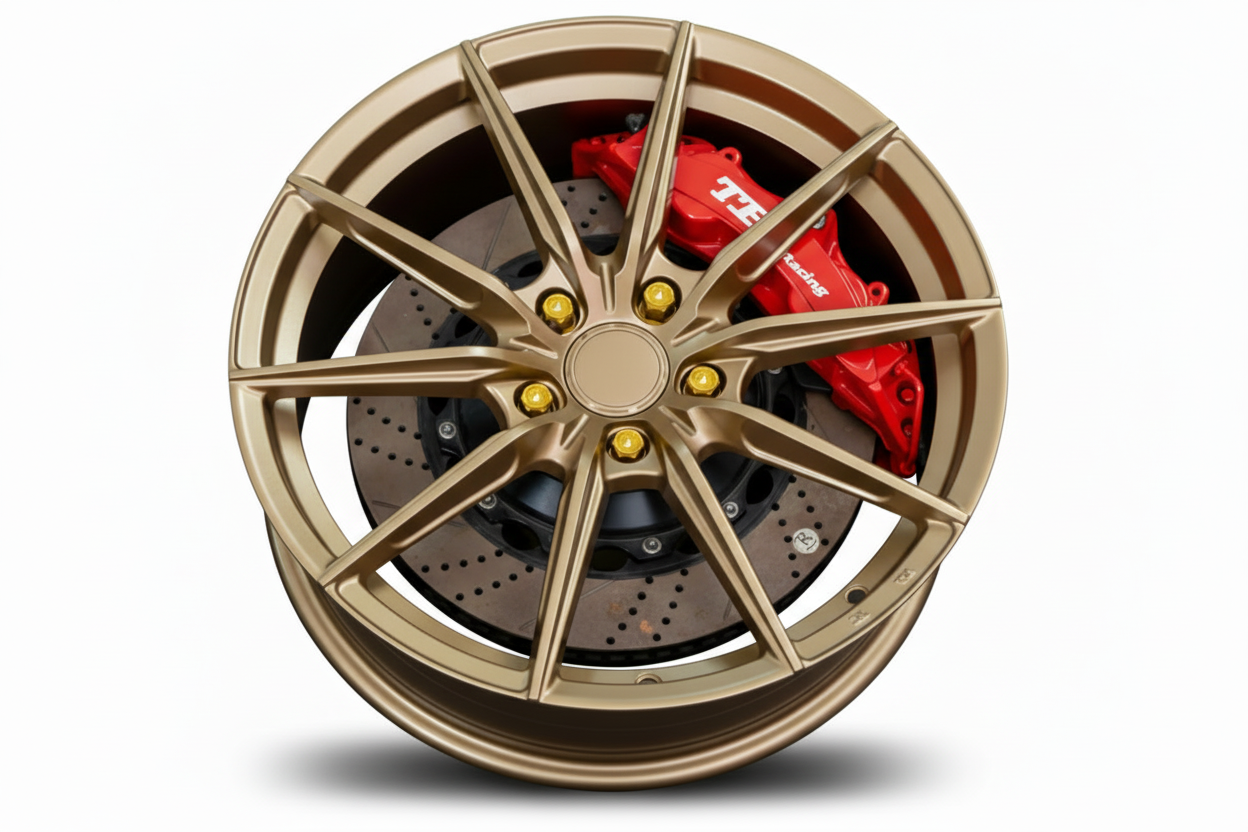 WWC 515 | 3-Spoke Performance Flow-Form Wheel – Bronze