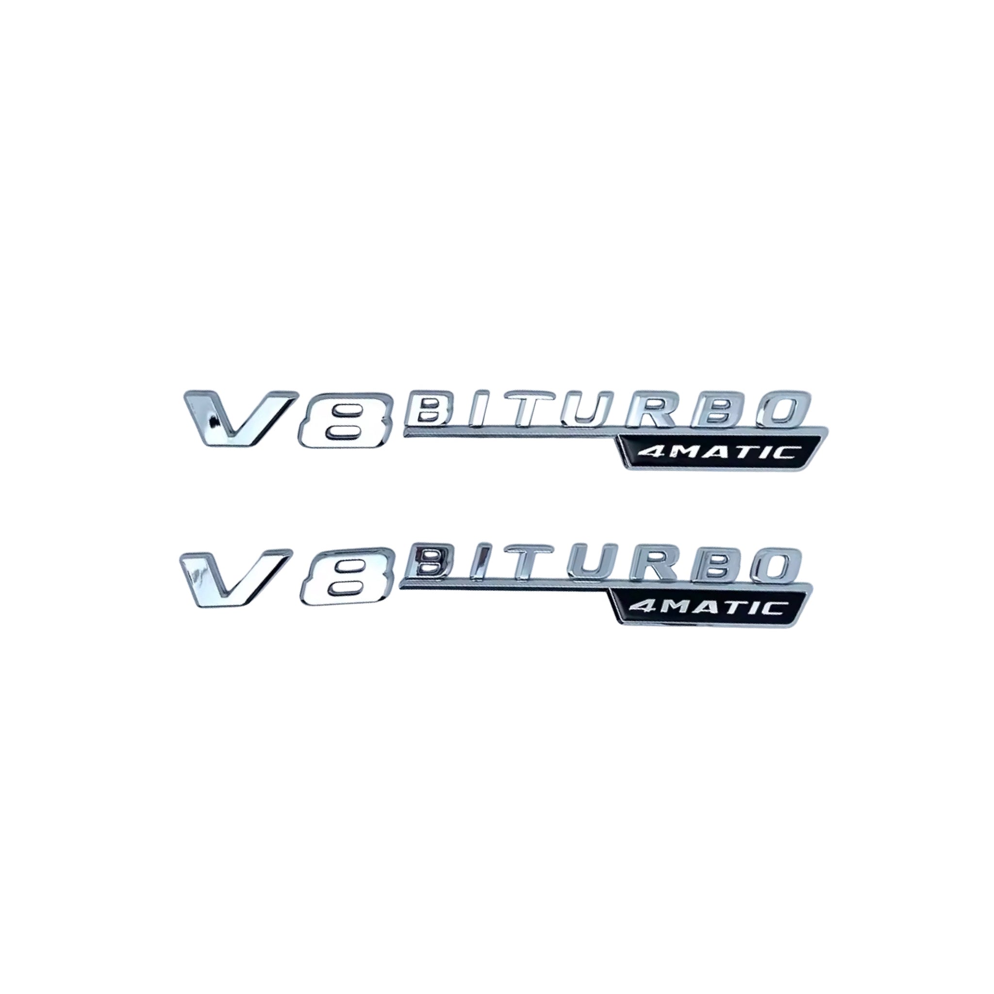 Vero Motorsport Mercedes Benz V8 BITURBO 4 MATIC Badges W205 | C205 | S205 | A205 | W212 | W213 | W213 | W222
