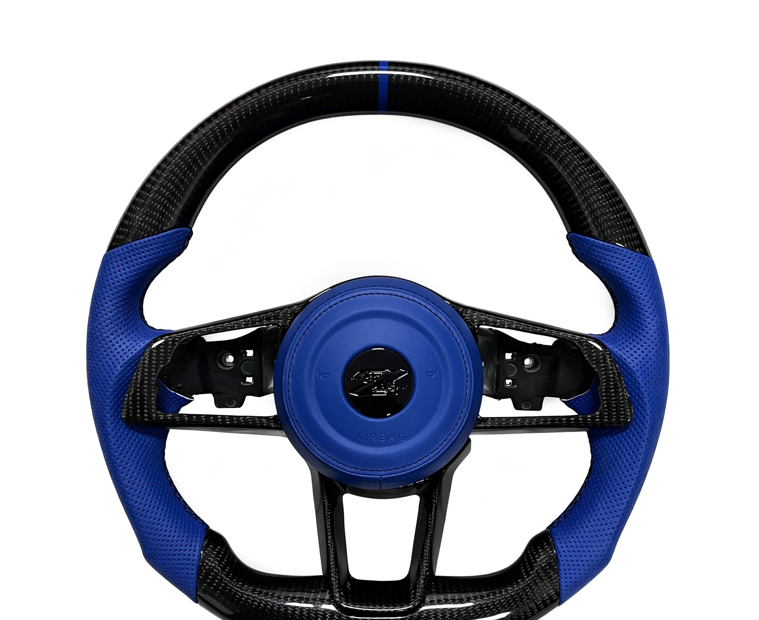 Nissan RZ34 Steering Wheel on a clean white background