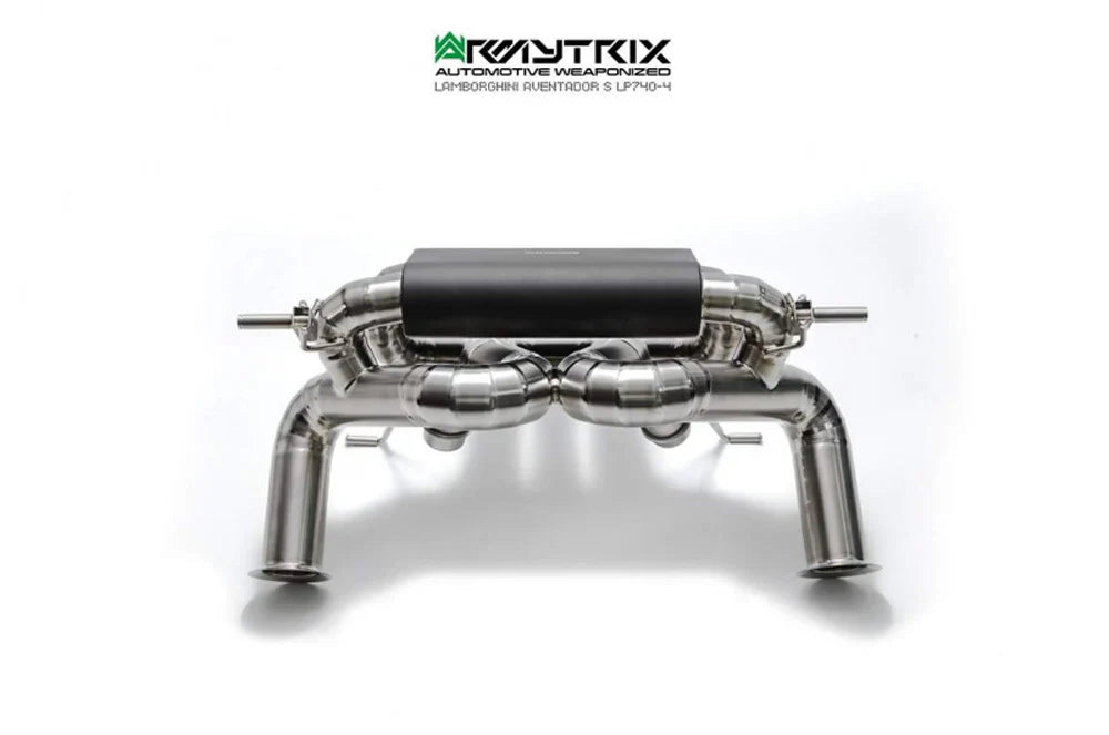Armytrix Titanium Valvetronic Cat Back Exhaust System Lamborghini Aventador S LP740-4 16+