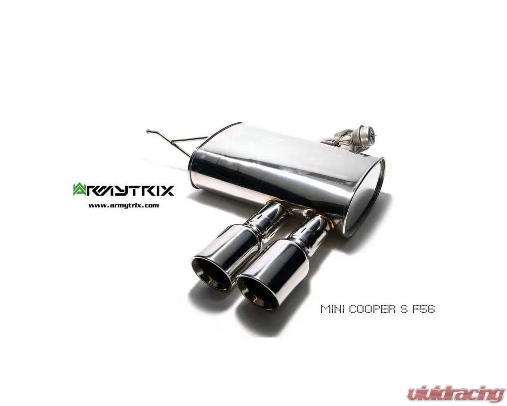 Armytrix Stainless Steel Valvetronic Cat Back Exhaust System Mini Cooper S/JCW/GP F56/F57 14+