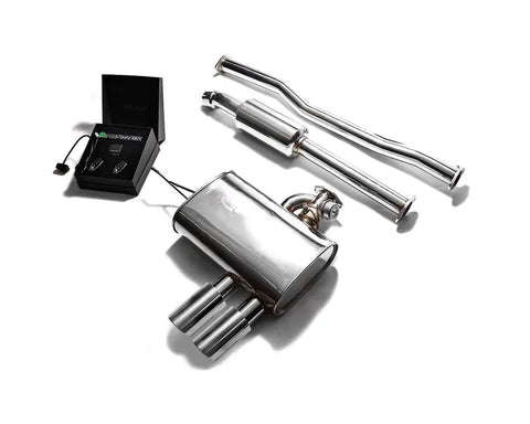 Armytrix Stainless Steel Valvetronic Cat Back Exhaust System Mini Cooper S F55 14+ V-Band Type