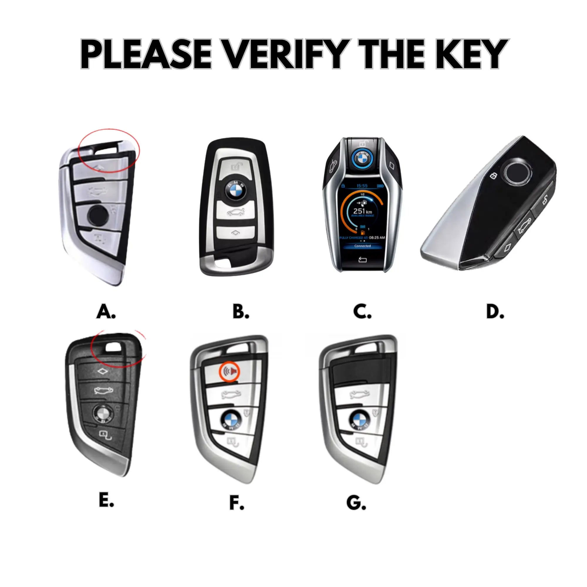 BMW Key Cover - Alcantara (Suede)