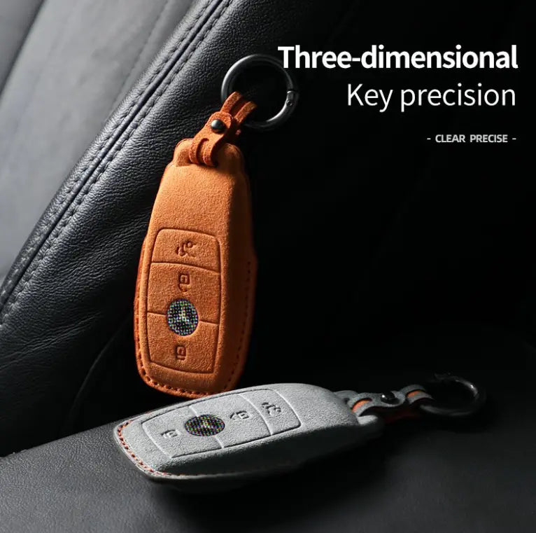 Mercedes Key Cover - Alcantara (Suede)