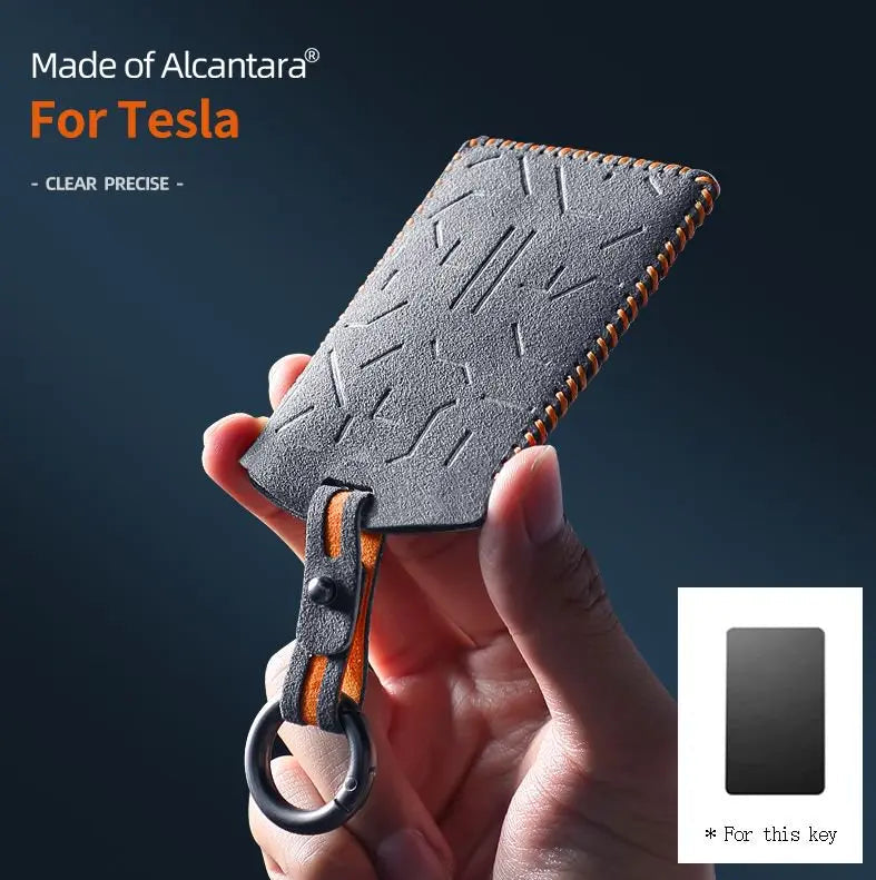 Tesla Key (Card) Cover - Alcantara