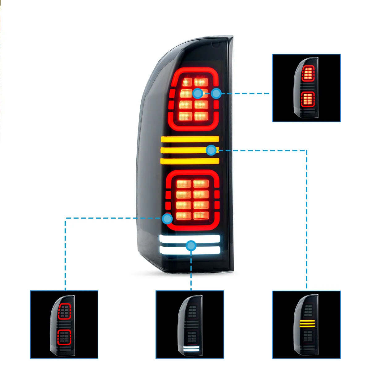 LED Tail Lights For 2005-2022 Nissan Patrol (Y61)