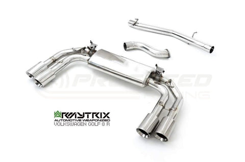 Armytrix Stainless Steel Valvetronic Cat Back Exhaust System Volkswagen Golf R MK8 21+