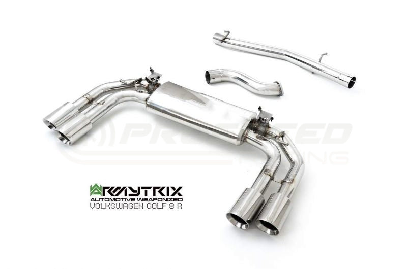 Armytrix Stainless Steel Valvetronic Cat Back Exhaust System Volkswagen Golf R MK8 21+