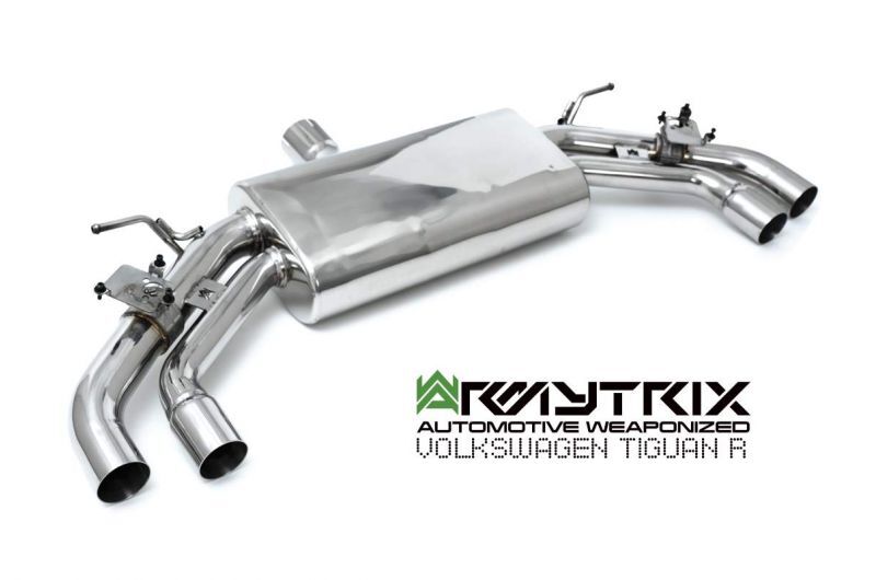 Armytrix Stainless Steel Valvetronic Cat Back Exhaust System Volkswagen Tiguan R 20+