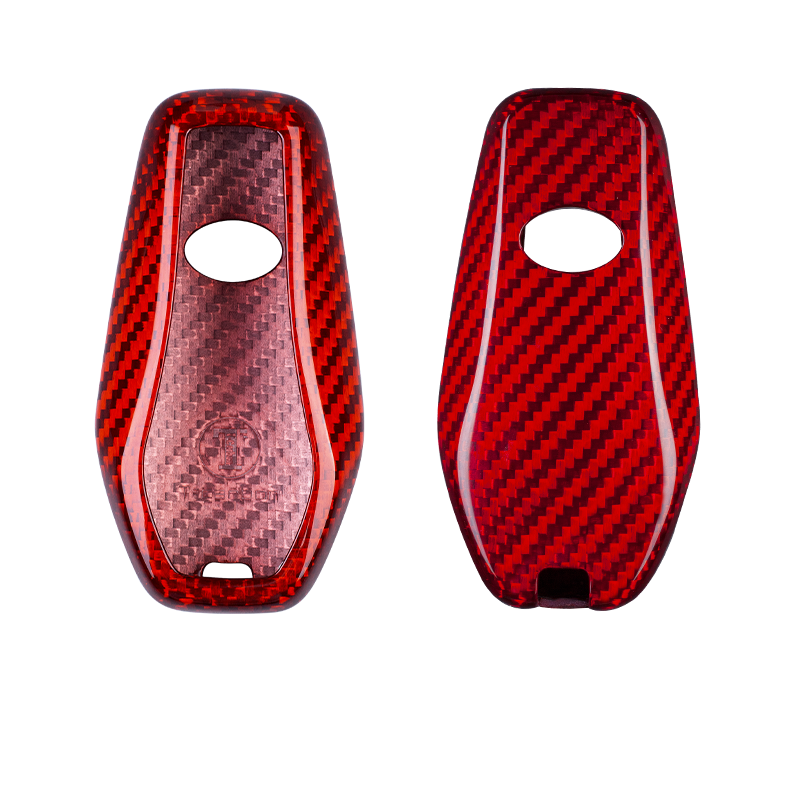 BYD Carbon Fiber Key Cover – Atto 3 / Dolphin / Han