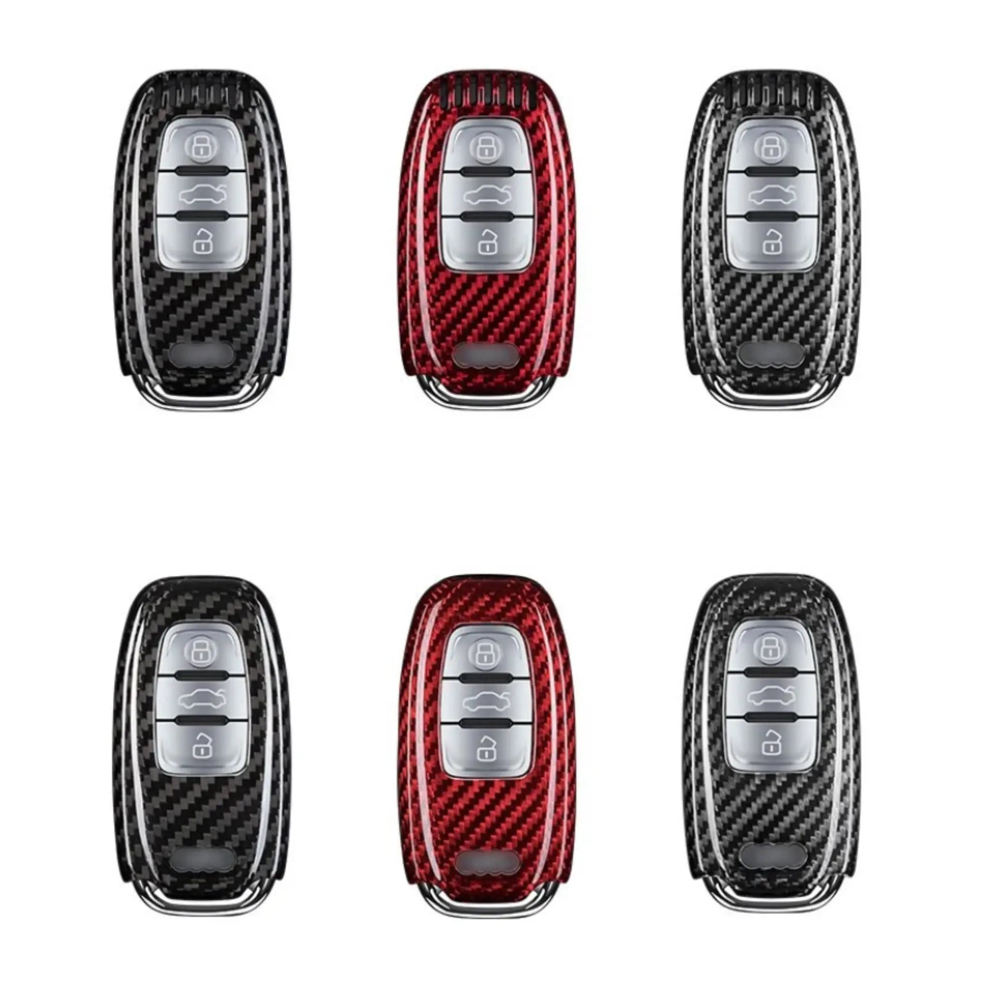 Audi Key Cover – Carbon Fiber - Style A