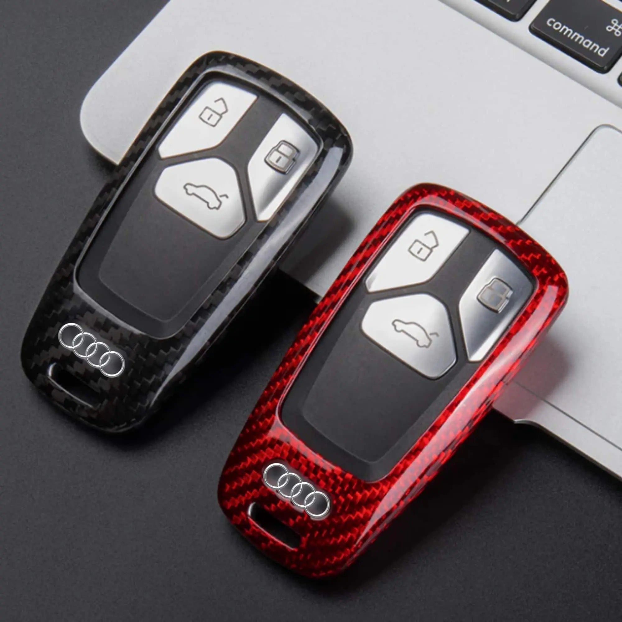 Audi Key Cover – Carbon Fiber - Style B