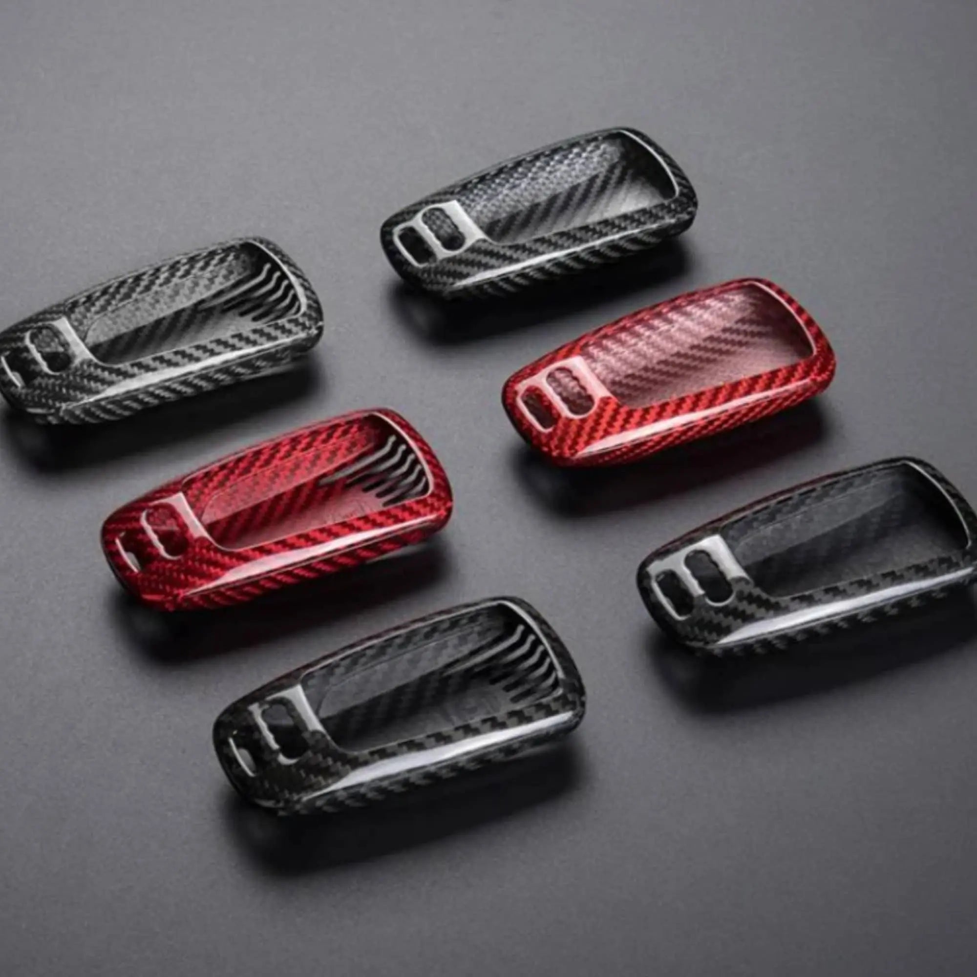 Audi Key Cover – Carbon Fiber - Style B