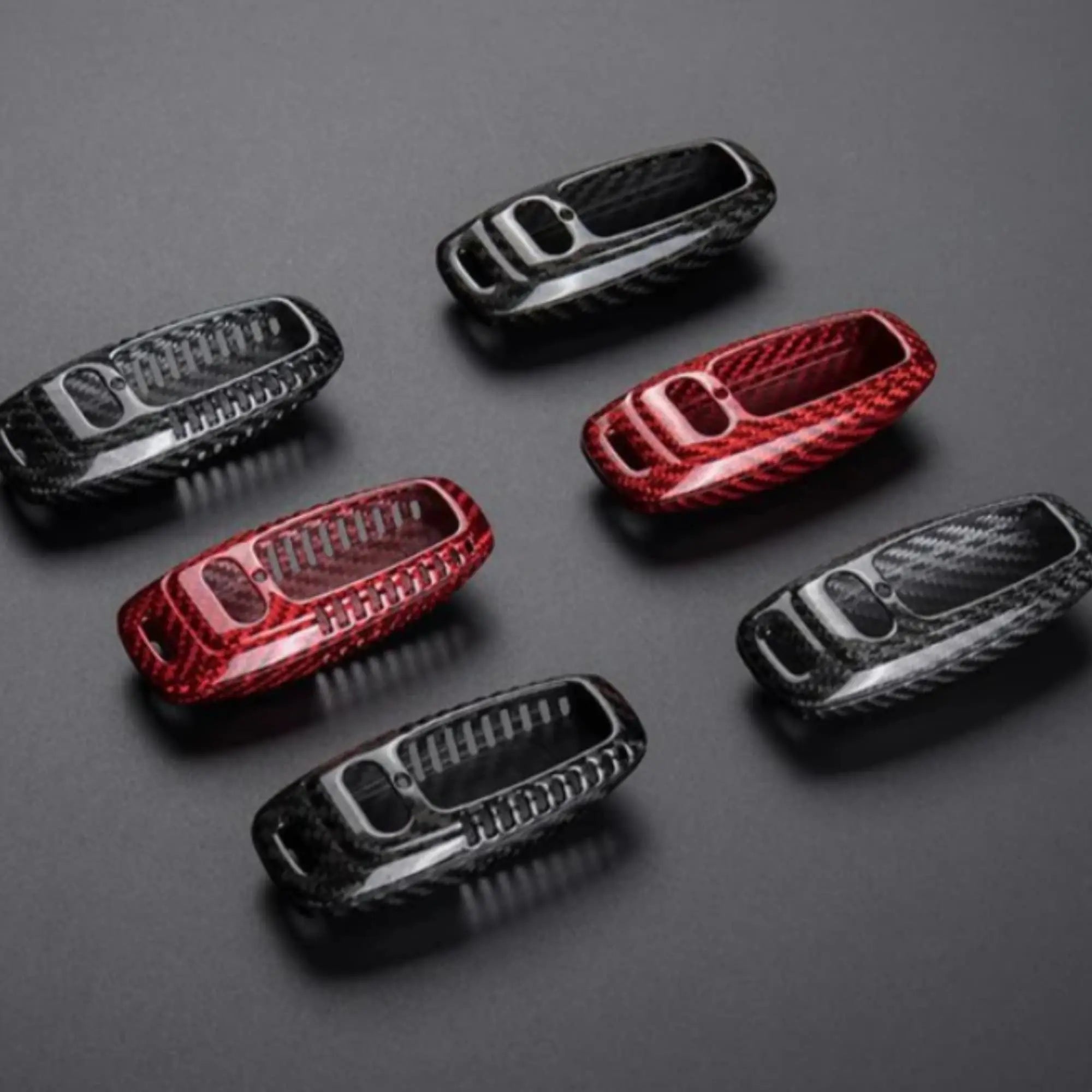 Audi Key Cover – Carbon Fiber - Style C