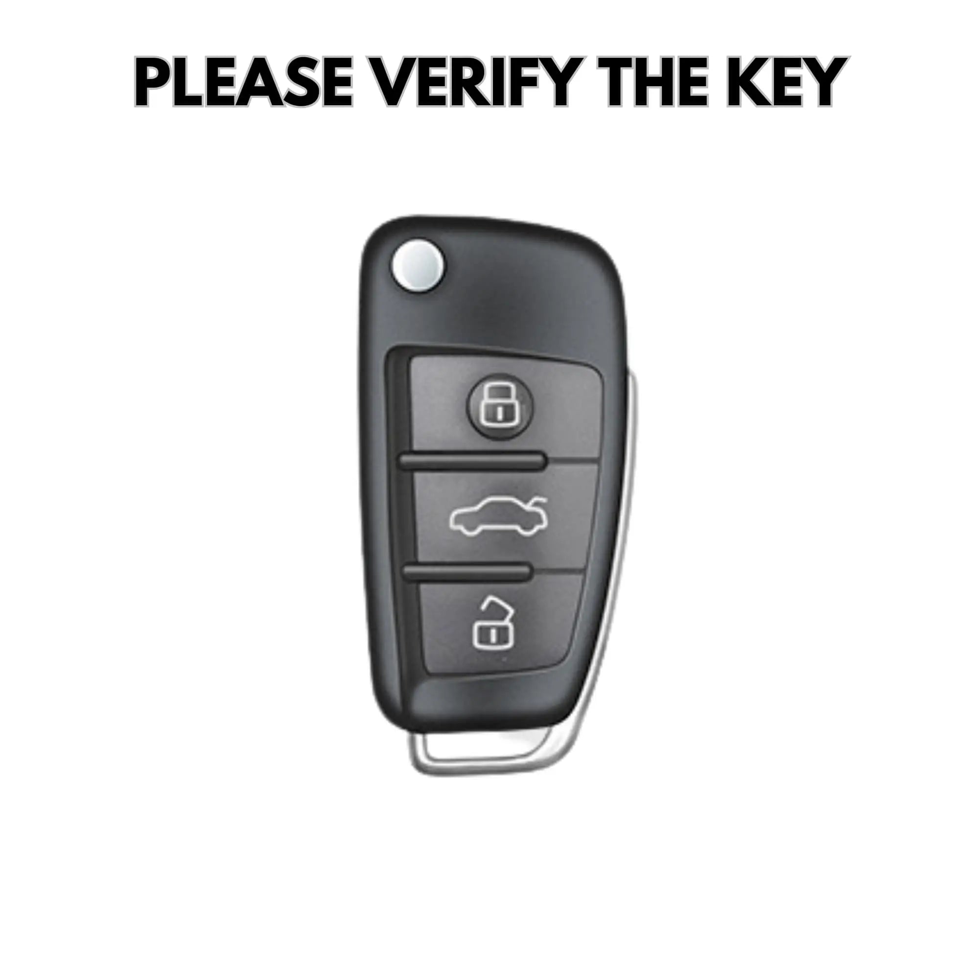 Audi Key Cover – Carbon Fiber - Style D