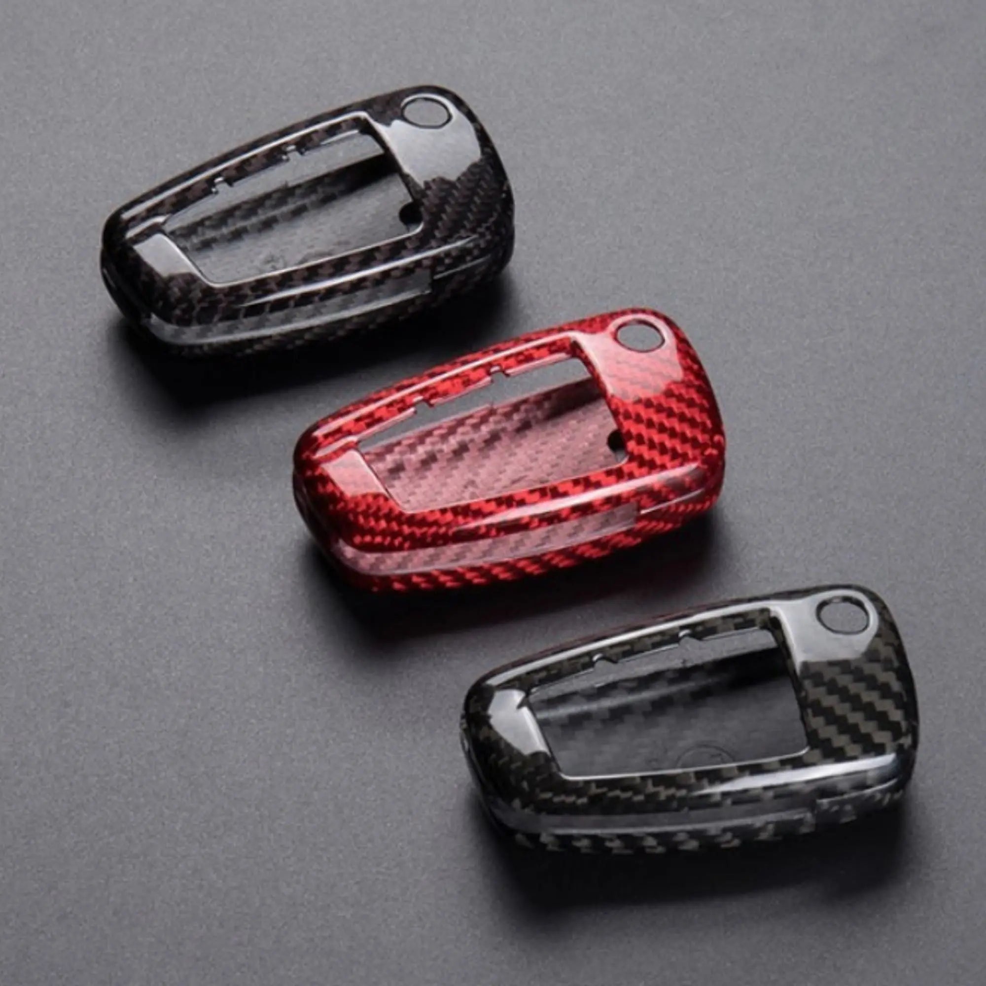 Audi Key Cover – Carbon Fiber - Style D