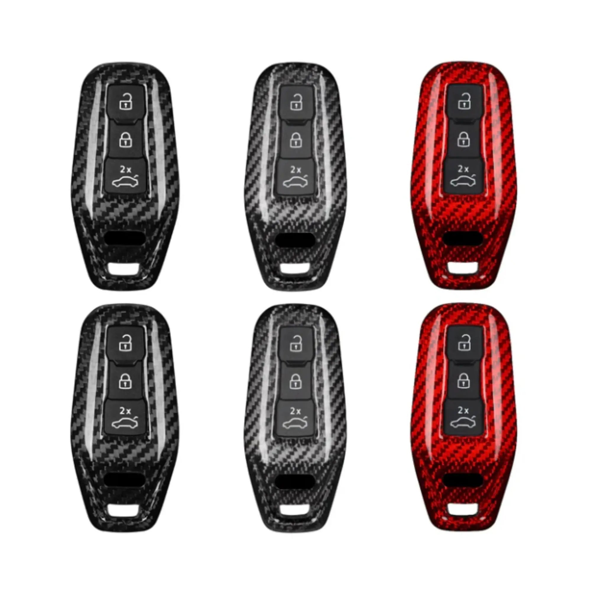 Audi Key Cover – Carbon Fiber - Type E