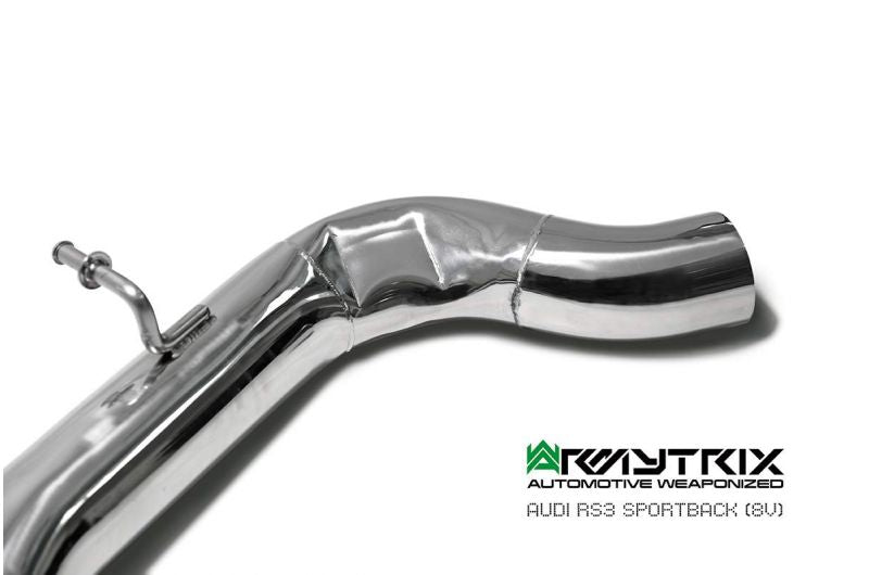 Armytrix Stainless Steel Valvetronic Cat Back Exhaust System Audi RS3 8V Sportback 15-20
