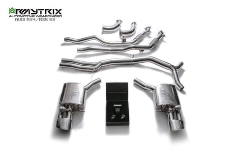 Armytrix Stainless Steel Valvetronic Cat Back Exhaust System (Wireless Remote) Audi RS4 B9/RS5 F5 Wagon/Sportback 2.9TT 19+ (OPF)
