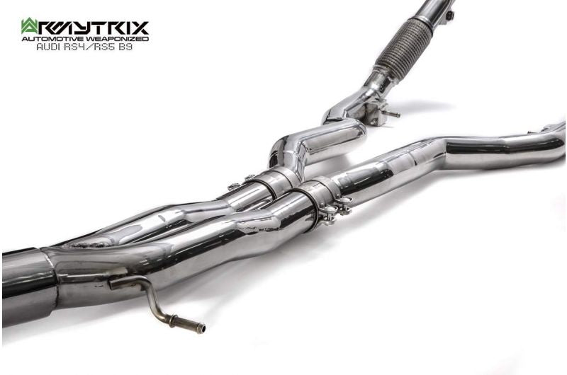 Armytrix Stainless Steel Valvetronic Cat Back Exhaust System (OE Valve Control) Audi RS4/RS5 B9 Sportback/Wagon AWD 17-19