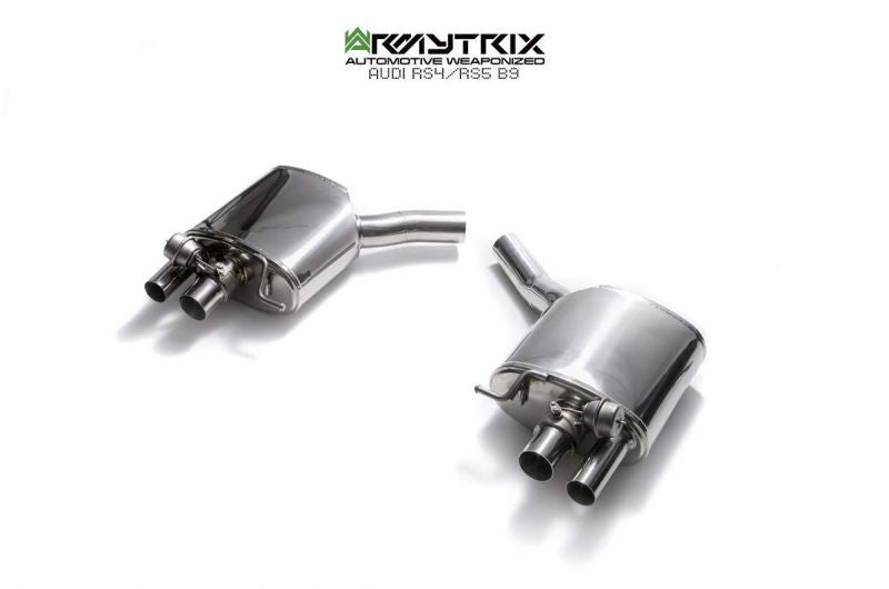 Armytrix Stainless Steel Valvetronic Cat Back Exhaust System (OE Valve Control)  Audi RS5 F5 Coupe AWD 19+
