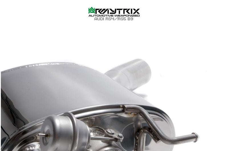 Armytrix Stainless Steel Valvetronic Cat Back Exhaust System (OE Valve Control)  Audi RS5 F5 Coupe AWD 19+