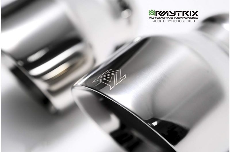 Armytrix Stainless Steel Valvetronic Cat Back Exhaust System Audi TT 8S AWD 14+