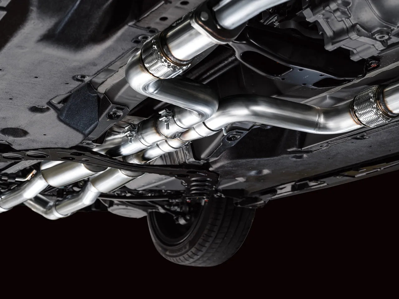 AWE 2023 Nissan Z RZ34 RWD Track Edition Catback Exhaust System w/ Chrome Silver Tips