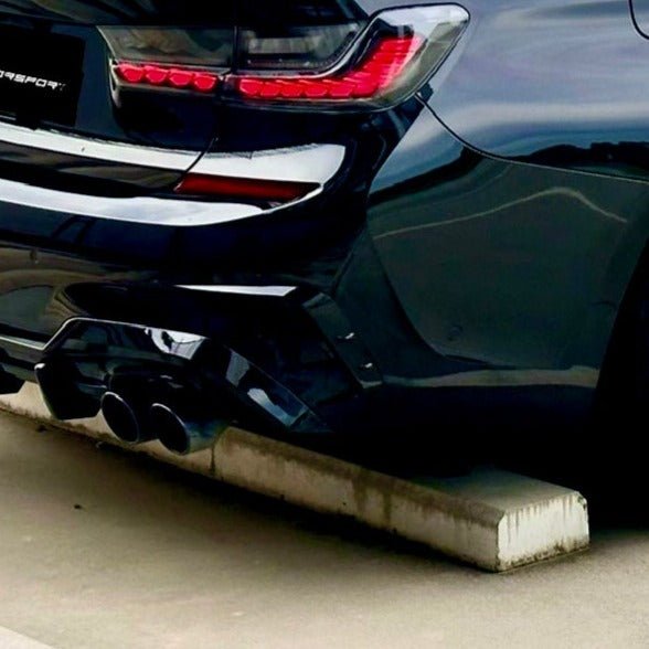 BMW 3 series G20 (19 - 22) Rear Canards V2
