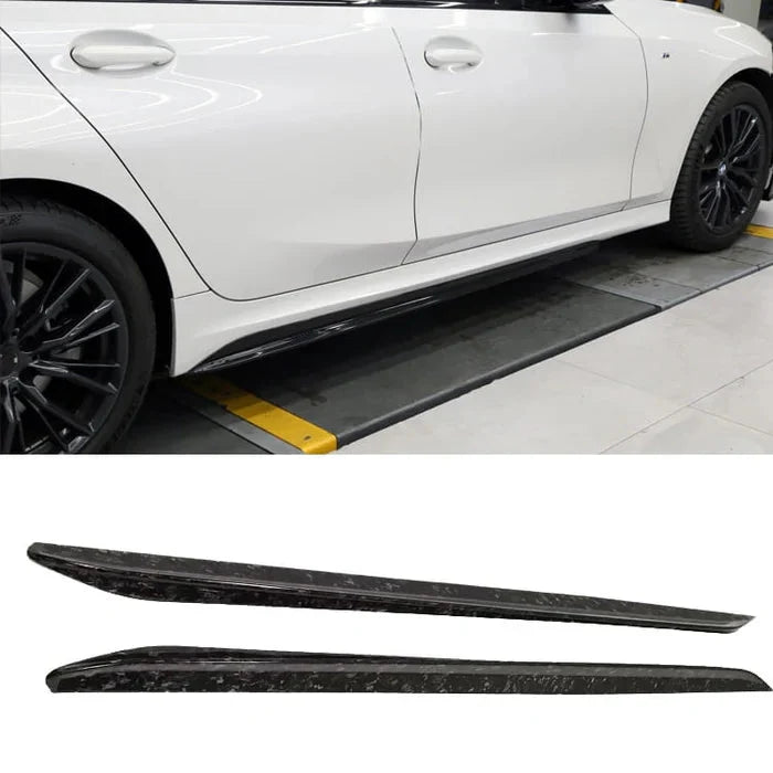BMW 3 Series M Performance style Forged Carbon Fibre Side Skirts G20 G21 (19 - 24)