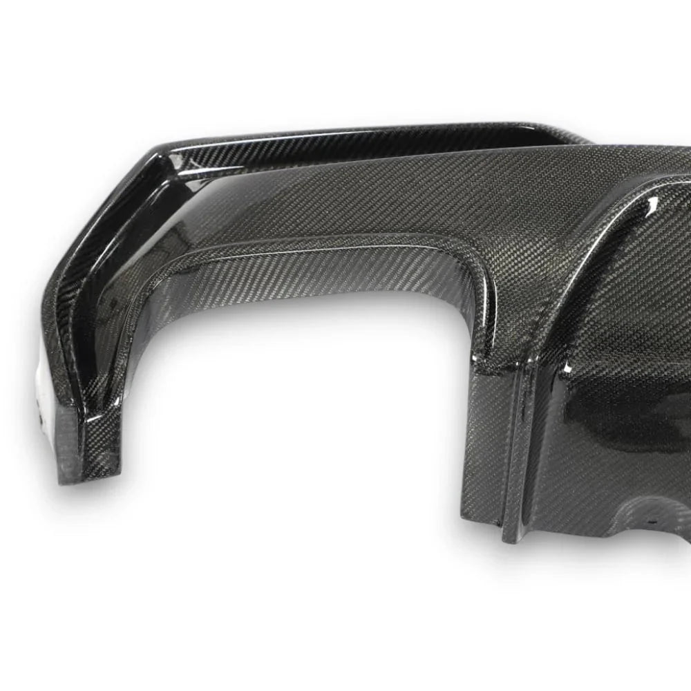 BMW 4 Series G22 G23 Carbon Fibre Rear Diffuser With Lamp (20 - 23)