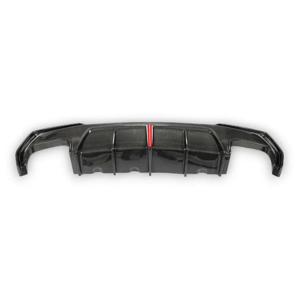 BMW 4 Series G22 G23 Carbon Fibre Rear Diffuser With Lamp (20 - 23)