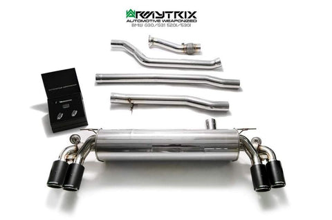 Armytrix Stainless Steel Valvetronic Cat Back Exhaust System BMW 520i/530i/530Xi G30/G31 17+