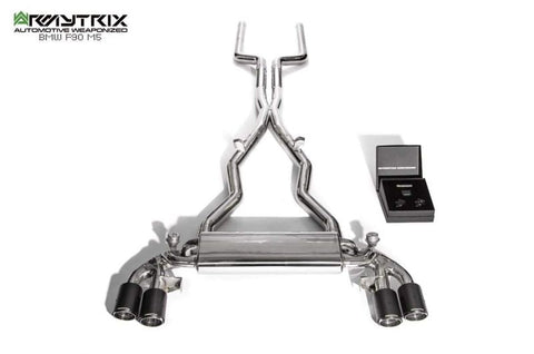 Armytrix Stainless Steel Valvetronic Cat Back Exhaust System BMW M5 F90 17+