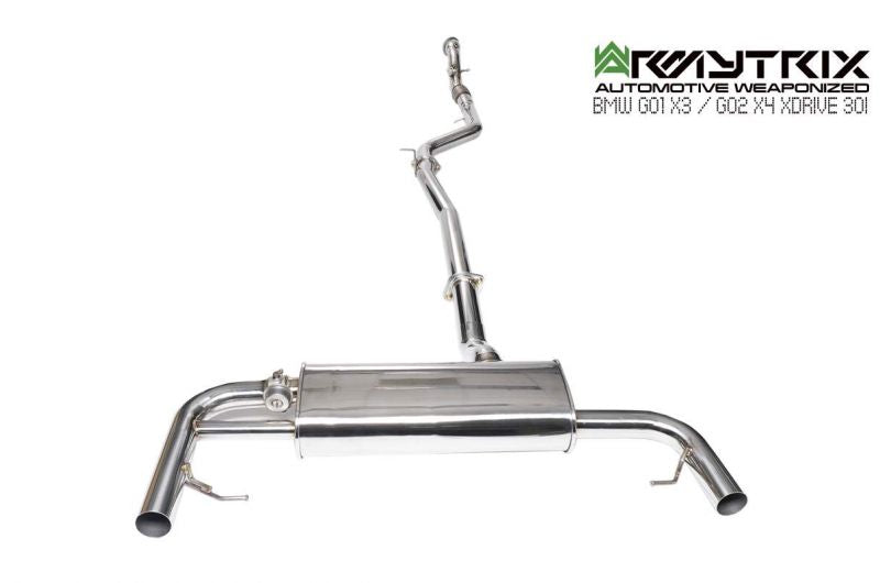 Armytrix Stainless Steel Valvetronic Cat Back Exhaust System BMW X3 G01/X4 G02 20i/30i 19+