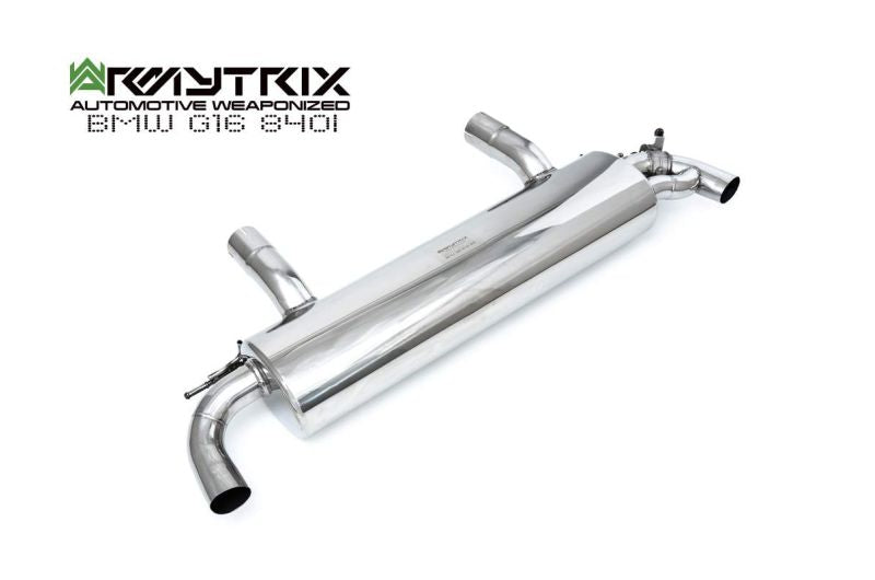 Armytrix Stainless Steel Valvetronic Cat Back Exhaust System BMW 840i Gran Coupe G16 19+ inc. xDrive