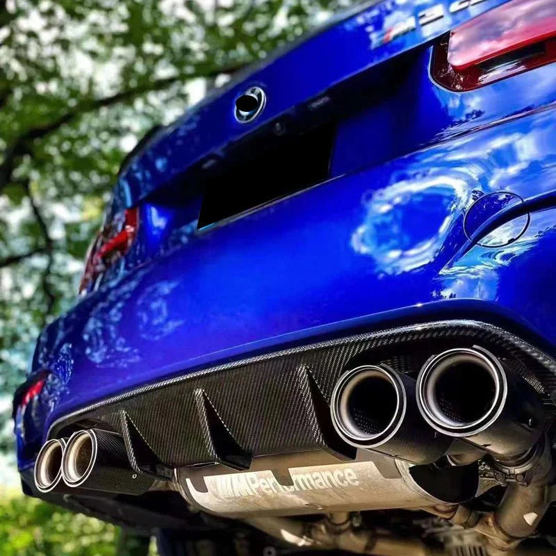 BMW M3 M Performance Style Carbon Fibre Rear Diffuser (14 - 18)
