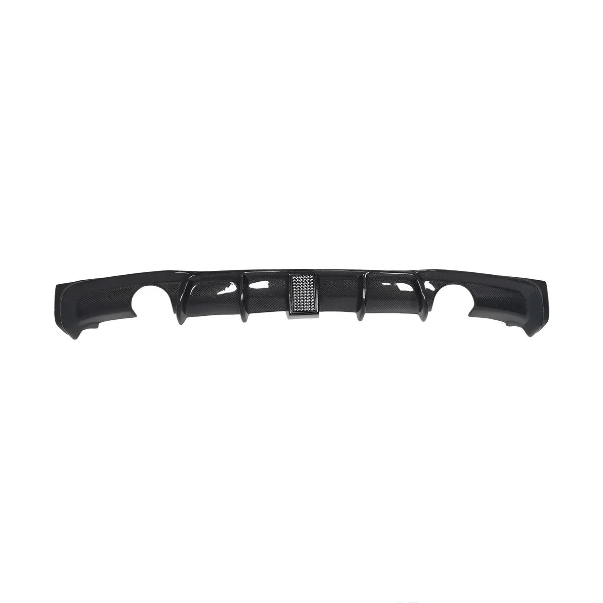 BMW MP Style Carbon Fibre Dual Tip Rear Diffuser With Lamp 3 Series F30 (11 - 19)