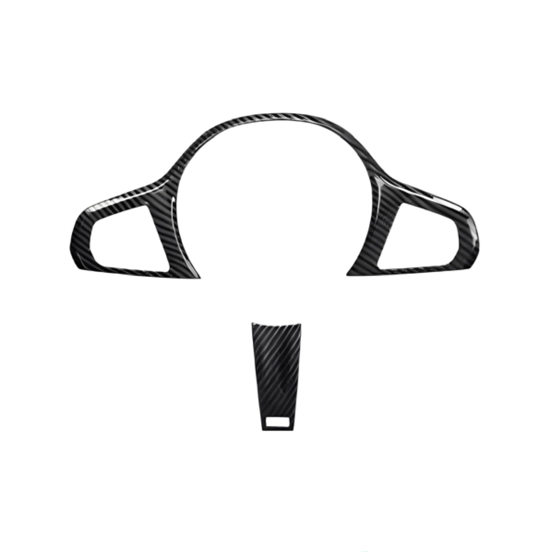 BMW X3/X4/X5/X6/X7 G01 | G08 | G02 |G05 | G06 | G07 Carbon Fibre Style Steering Wheel Trim