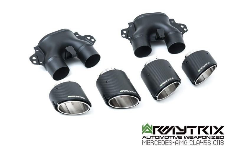 Mercedes-AMG C118 CLA45 S Armytrix exhaust detail