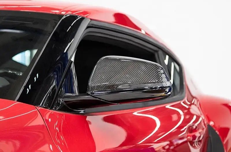 Carbon Fibre Mirror Caps A90 Toyota Supra OEM Style