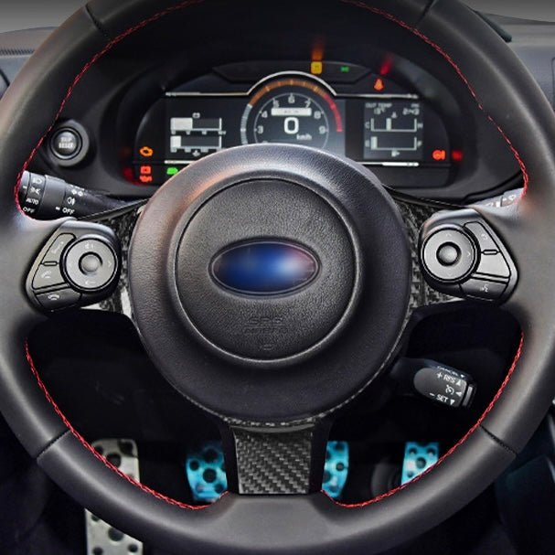 Dry Carbon Fibre Steering Wheel Cover for (17 - 21) Toyota 86 ZN6