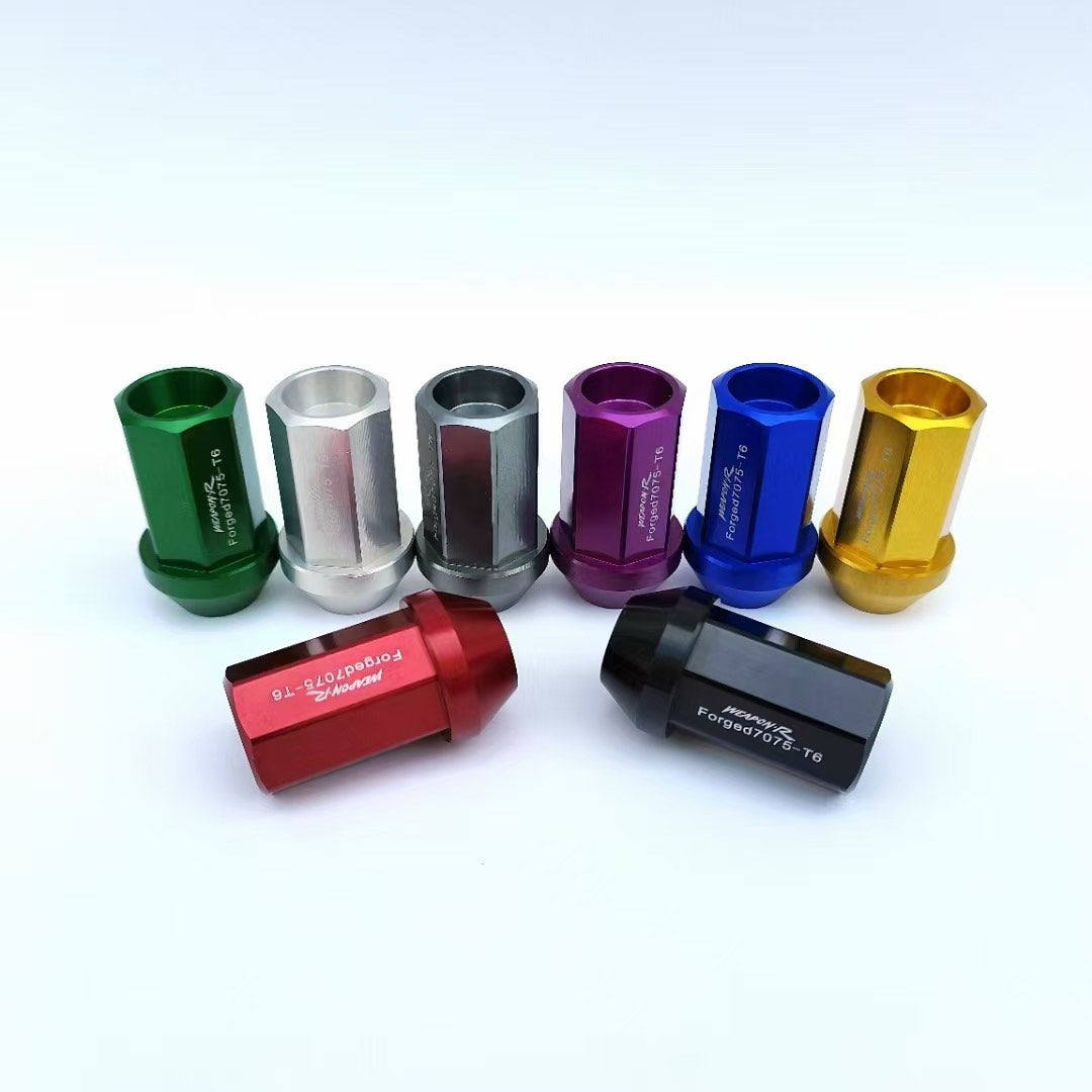Custom Forged Closed end forged extended racing lug nuts