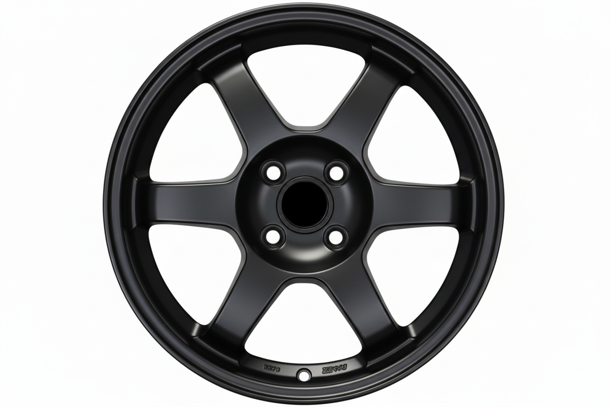 WWC 509 | 6-Spoke Motorsport Flow-Form Wheel – Black